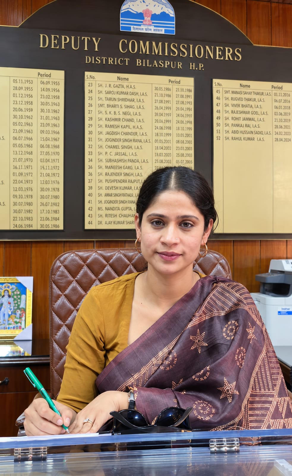 किरण भड़ाना ने संभाला बिलासपुर के उपायुक्त का कार्यभार, कहा – रेलवे व फोरलेन परियोजनाओं को समयबद्ध पूरा करना, पर्यटन विकास और हिमाचल सरकार की योजनाओं का प्रभावी क्रियान्वयन रहेंगी प्राथमिकताएं